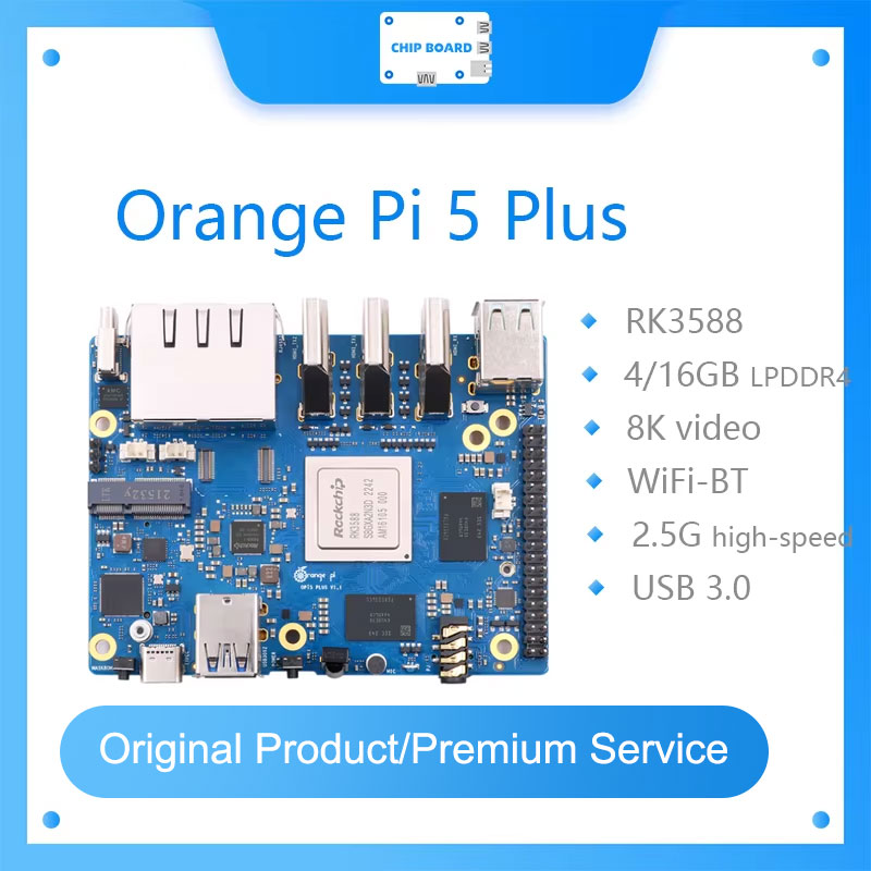 Orange Pi 5 Plus placa única p - Orange Pi 5 Plus 32Gb reseña y precio
